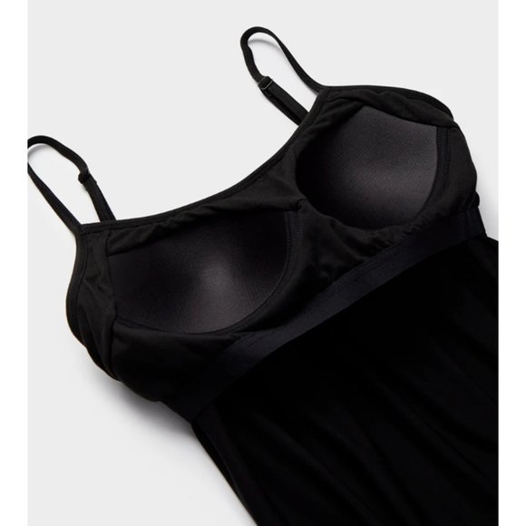 Womens 32 Degrees XXL Black Cool Flowy Bra Camisole with Built-In Bra NWT - Picture 5 of 5